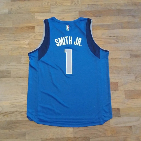 Dallas Mavericks Jersey #1 Dennis Smith Jr Men's Large L Fanatics NBA - Picture 2 of 7